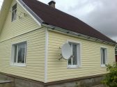 Кровля "Ондулин" S=100м2 + сайдинг