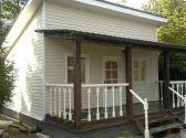 Каркасный дачный дом 6х7 с терассой