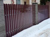 Установка штакетника (забор)