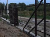Установка забора 
