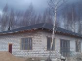 Строительство вальмы с покрытием гибкой черепицы