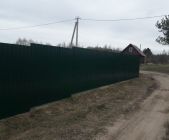 Установка забора