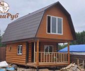 Баня 4*6 с выносом под веранду