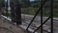 Установка забора 